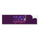 What's Your Tale Nightingale? bumper stickers