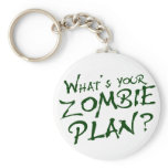 What's Your Zombie Plan? keychains