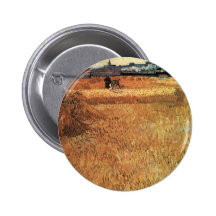 Wheat field with a view of Arles by van Gogh Pin
