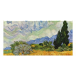 Wheat Field With Cypresses By Vincent Van Gogh photo cards