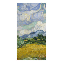 Wheat Field with Cypresses by Vincent van Gogh Picture Card