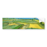 Wheat Fields at Auvers Under Clouds by van Gogh bumper stickers