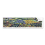 Wheat Fields Near Auvers By Vincent Van Gogh bumper stickers