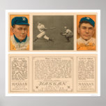 Wheat Strikes Out Dodgers Baseball 1912 posters
