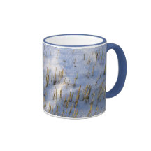 Wheat Stubble in Snow Mugs
