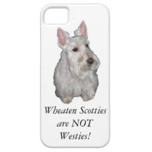 Wheaten Scotties are NOT Westies! iPhone 5 Cases