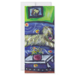 Wheaten Terrier senses smiling moon rack cards