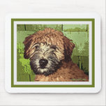 WHEATEN TERRIER: WET PUPPY MOUSE MATS