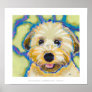 Wheatens Go Beyond Cute fun colourful dog art