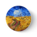 Wheatfield with Crows, Van Gogh buttons