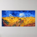 Wheatfield with Crows, Van Gogh posters