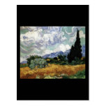 Wheatfield with Cypresses Post Cards