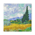 Wheatfield with Cypresses, Vincent Van Gogh magnets