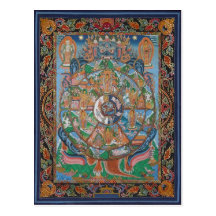 Wheel of Life Mandala Postcard