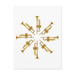 Wheel of Trumpets postcards