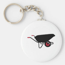 Wheelbarrow Keychain