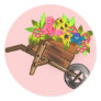 Wheelbarrow/ wagon filled with flowers