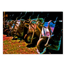 Wheelbarrows for Building or Construction (1) Business Card Templates