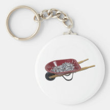 WheelbarrowSilverStones061111 Key Chain