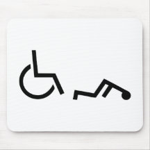 Wheelchair accident mousepads