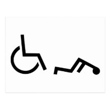 Wheelchair accident postcards