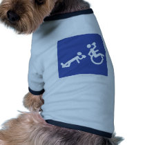 wheelchair boozer pet tshirt