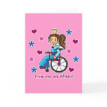 Wheelchair Princess cards