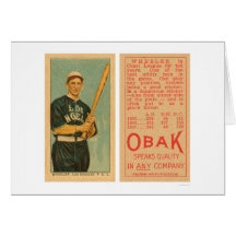 Wheeler Los Angeles Baseball 1911 Greeting Cards
