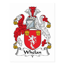 Whelan Family Crest Postcard