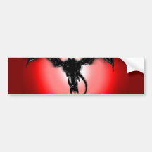 When a Dragon smiles Bumper Sticker