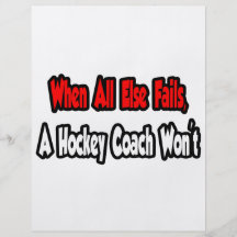 When All Else Fails, A Hockey Coach Won't Flyers