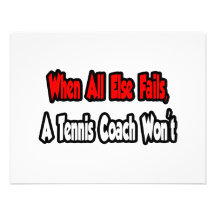 When All Else Fails, A Tennis Coach Won't Personalised Invites
