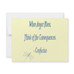 *When Anger Rises...*- Confucius Quote invitations
