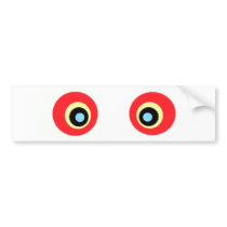 When Birds Attack Helmet Sticker - Bright Bumper Sticker