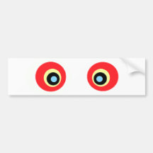 When Birds Attack Helmet Sticker - Bright Bumper Sticker