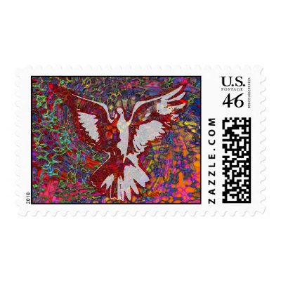 when doves cry postage stamps by lissame73