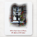 When God Closes A Door, He Opens A Window mousepads