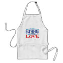 When God Created Fathers aprons