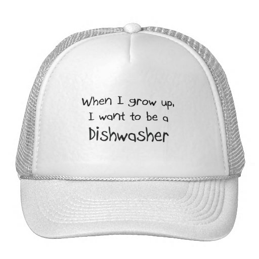 When I grow up I want to be a Dishwasher Mesh Hat
