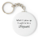 When I grow up I want to be a Lifeguard keychains