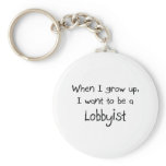 When I grow up I want to be a Lobbyist keychains