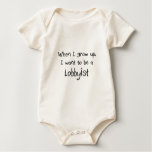 When I grow up I want to be a Lobbyist t-shirts