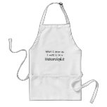 When I grow up I want to be a Meteorologist aprons