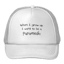 When I grow up I want to be a Paramedic Mesh Hat
