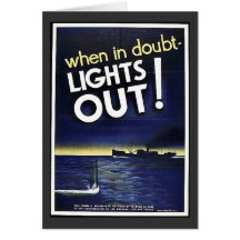 When In Doubt Lights Out! Card