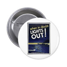 When In Doubt Lights Out! Pin