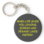 When life gives you lemons... keychains