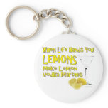 When Life Gives You Lemons Make Lemon Vodka Martin keychains