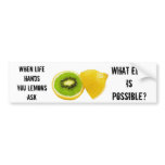 When Life Hands You Lemons - WEIP? Bumper Sticker