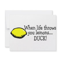 When Life Throws You Lemons Duck Lemon